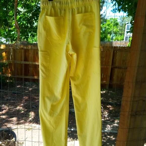 Yellow Mesh Pants - Picture 5 of 7